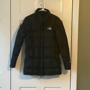 Black Northface puffer jacket